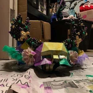 Custom Mardi Gras masks